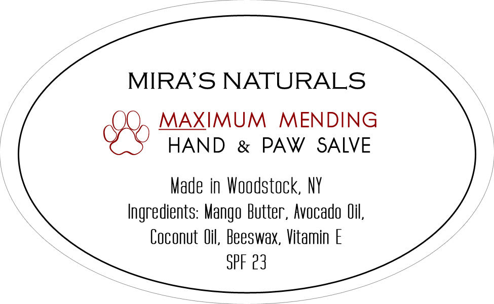 Mira's Naturals Maximum Mending Hand & Paw Salve