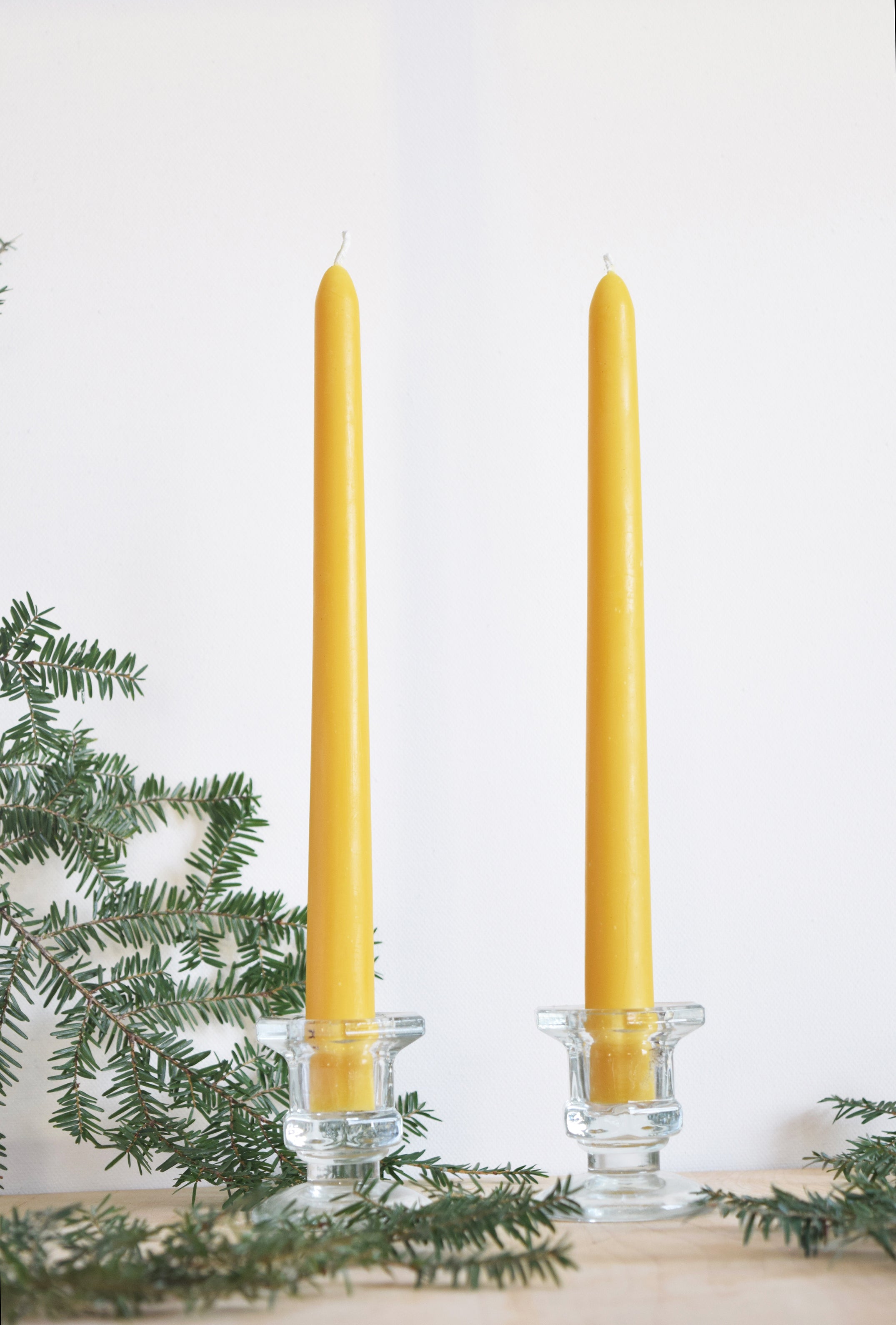 100% Pure Beeswax Spiral Taper Candles (Set of 2) – Bee Better Apiary