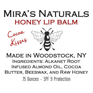 Mira's Naturals Cocoa Kisses Lip Balm