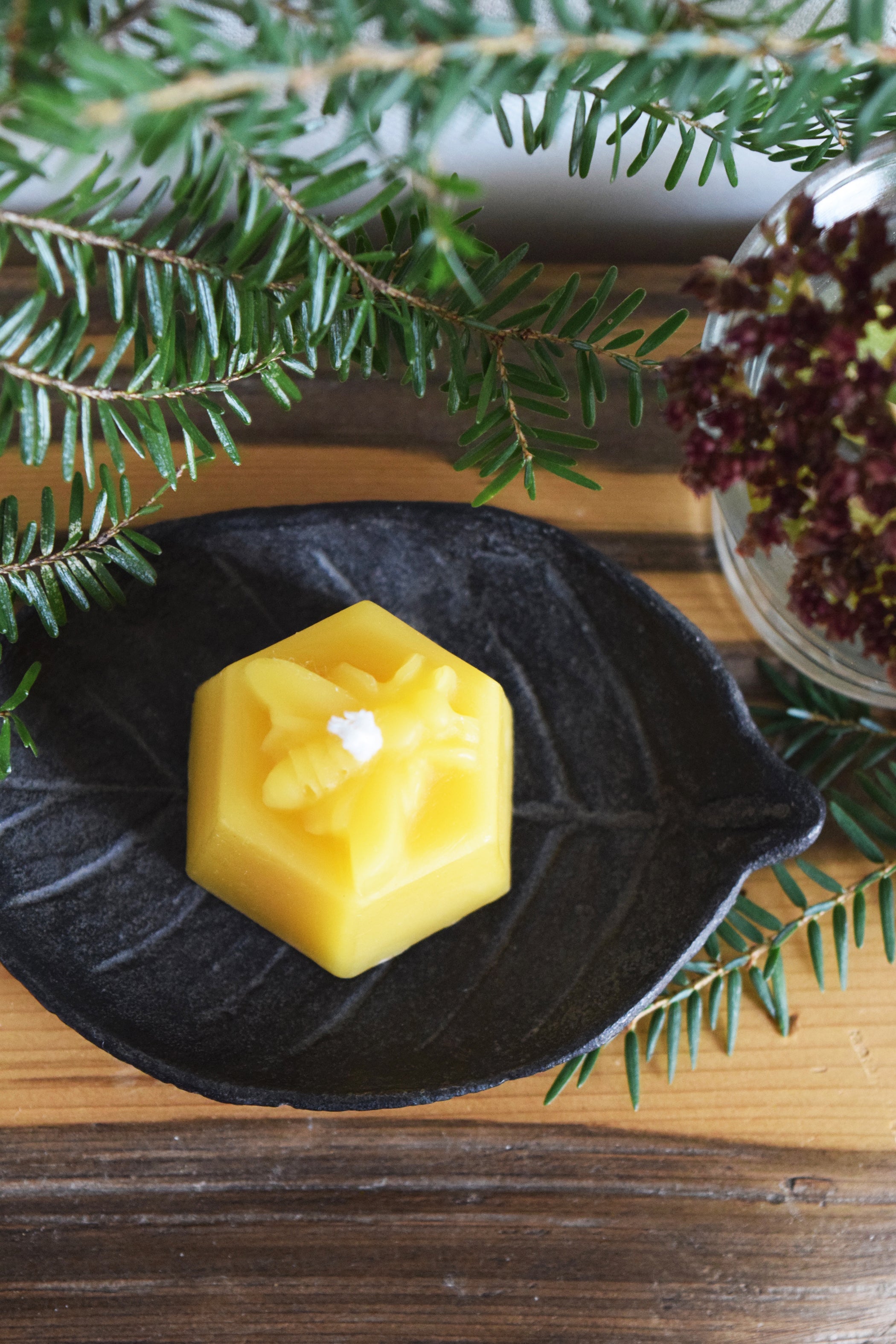 Mira's Naturals 100% Beeswax Votive Candle